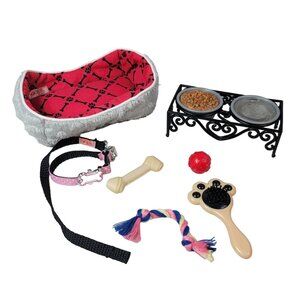Our Generation Pet Care Playset Pamper Your Puppy For 18" Dolls 9 Pieces Access